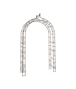 Dehner Metall-Rosenbogen Jasmin, Ca. B144/H244/T39 Cm