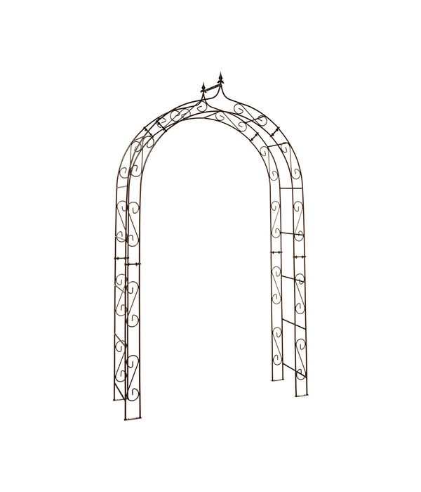 Dehner Metall-Rosenbogen Jasmin, Ca. B144/H244/T39 Cm