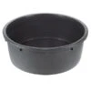 I.C.S. Kunststoff-Becken Für Den Außenbereich, 150 L, Rund, Schwarz