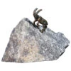 Rottenecker Bronze-Steinbock Auf Granit