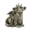 Polyresin Drache, Grau