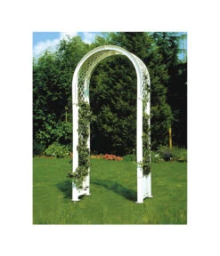 KHW Kunststoff-Rosenbogen Mit Erdspießen, Ca. B100/H207/T43 Cm