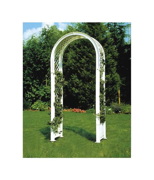 KHW Kunststoff-Rosenbogen Mit Erdspießen, Ca. B100/H207/T43 Cm