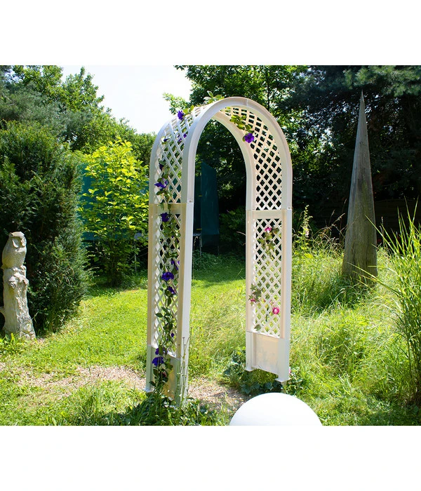 KHW Kunststoff-Rosenbogen Mit Erdspießen, Ca. B100/H207/T43 Cm – Bild 2