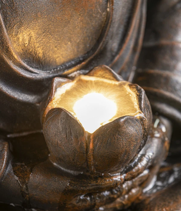 Dehner Polyresin-Gartenbrunnen Buddha, Ca. B49,5/H80,5/T49,5 Cm â Bild 7