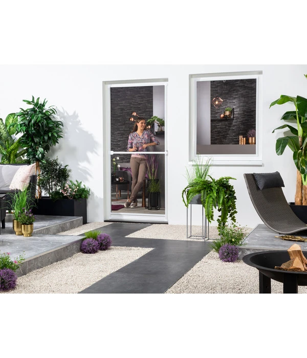 Hecht Fliegengitter Türbausatz Basic, Ca. B100/H210 Cm – Bild 3