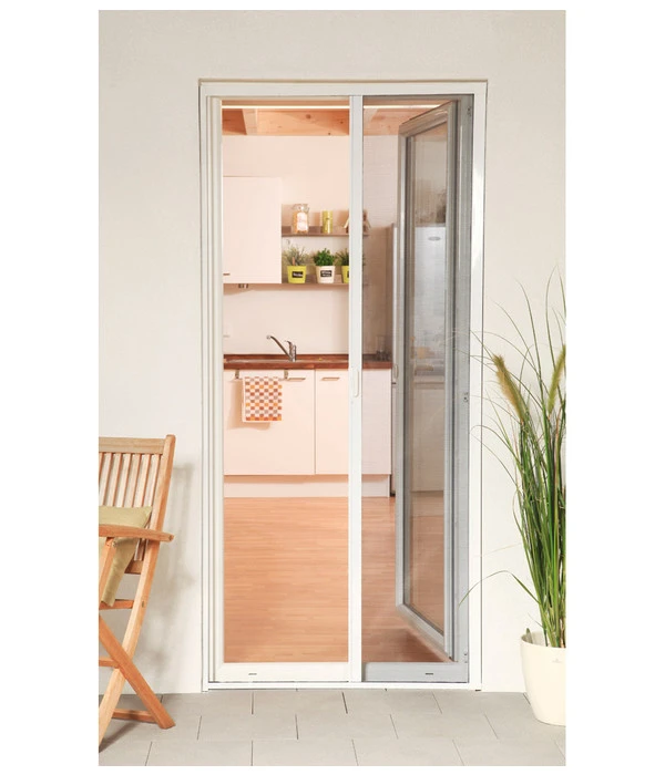 Hecht Fliegengitter Türrollo Smart, Ca. B125/H220 Cm