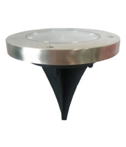 Dehner Solar-Bodenleuchte Skiva, Ca. Ø12/H13 Cm