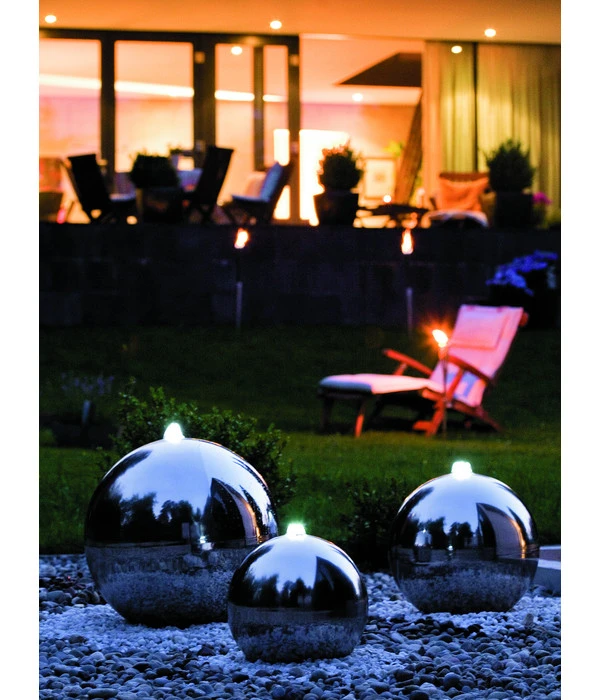 Seliger Edelstahl-Gartenbrunnen Pacific – Bild 3