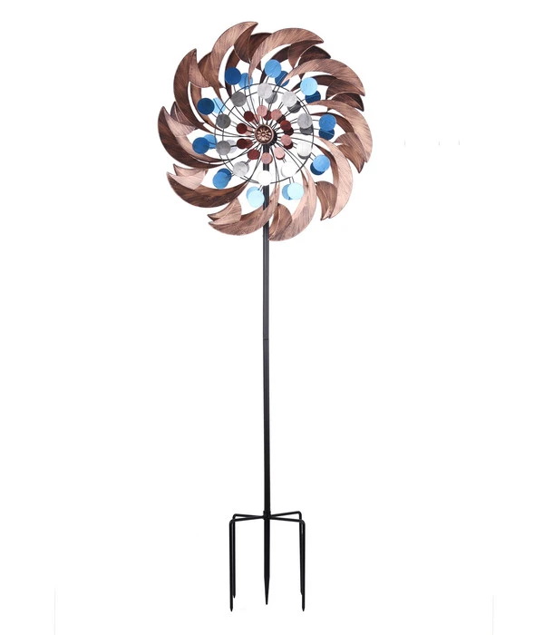 Dehner Metall-Windrad Modern, Ca. B60,5/H210/T22,5 Cm