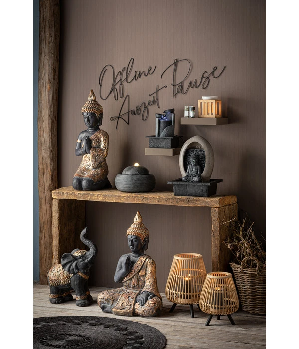 Dehner Polyresin-Zimmerbrunnen Malu – Bild 2