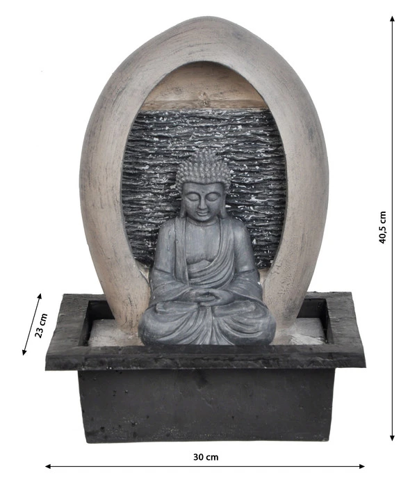 Dehner Polyresin-Zimmerbrunnen Malu – Bild 4