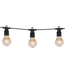 LED Lichterkette Filament, 10 LED's, Warmweiß