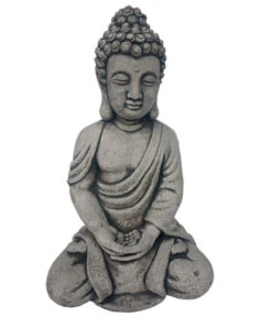 Stein-Buddha Mangala, Ca. H41 Cm